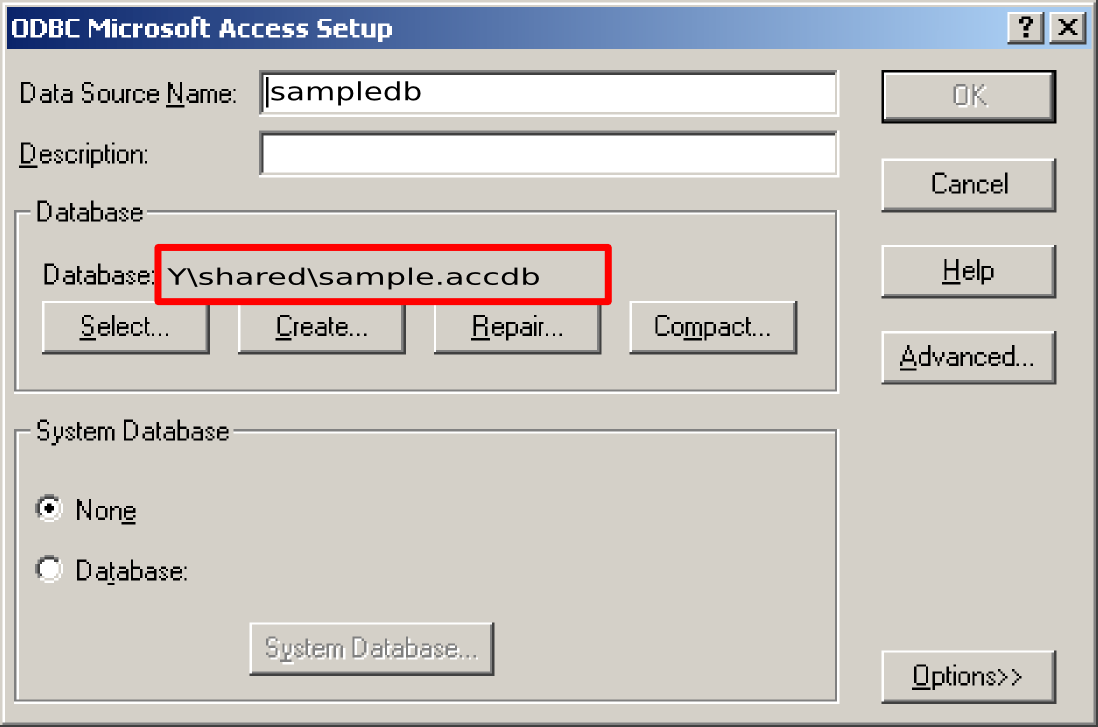 Microsoft Access Database Driver